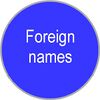 Foreign names